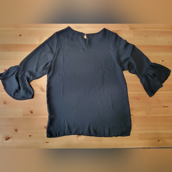 The Limited Sheer 3/4 Bell Sleeve Top - Picture 2 of 2